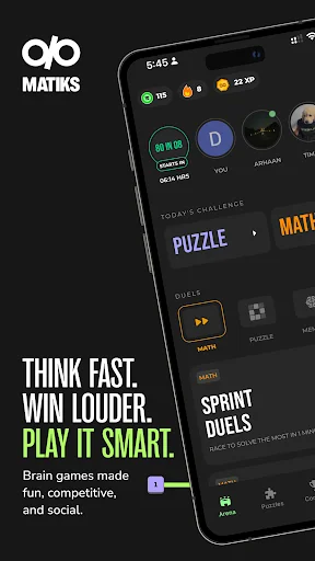 Gameplay screenshot 1 from Matiks: Math and Brain Games - Sports game