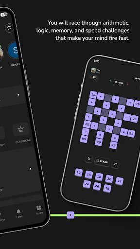 Gameplay screenshot 2 from Matiks: Math and Brain Games - Sports game
